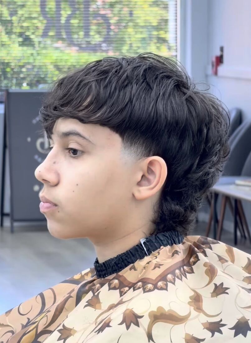 Curly Mullet